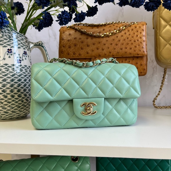 Sold RARE Chanel Pastel mini rectangle bag - Picture 15 of 17